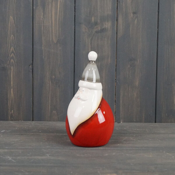 Ceramic Santa with Red Body - 17.5cm
