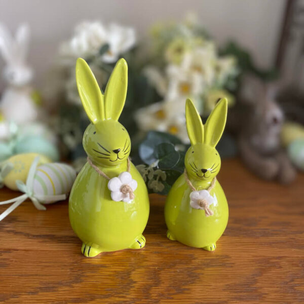 Ceramic Deco Rabbits