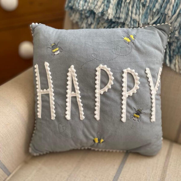 Happy Bee Cushion