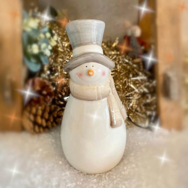 ceramic snowman