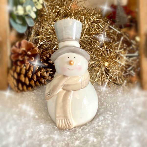 ceramic snowman